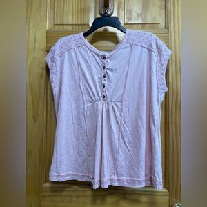 Knox Rose blush pink size L blouse